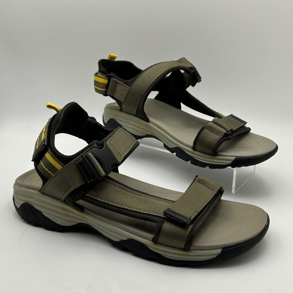 Ozark Trail Hiking Sandals Mens 10 Brown Adjustable Straps‎ Gorpcore Outdoor